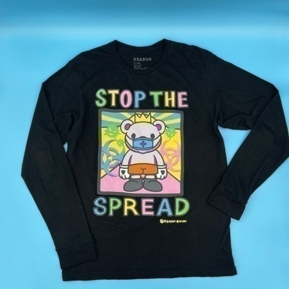 REASON Long-Sleeve Graphic T-Shirt